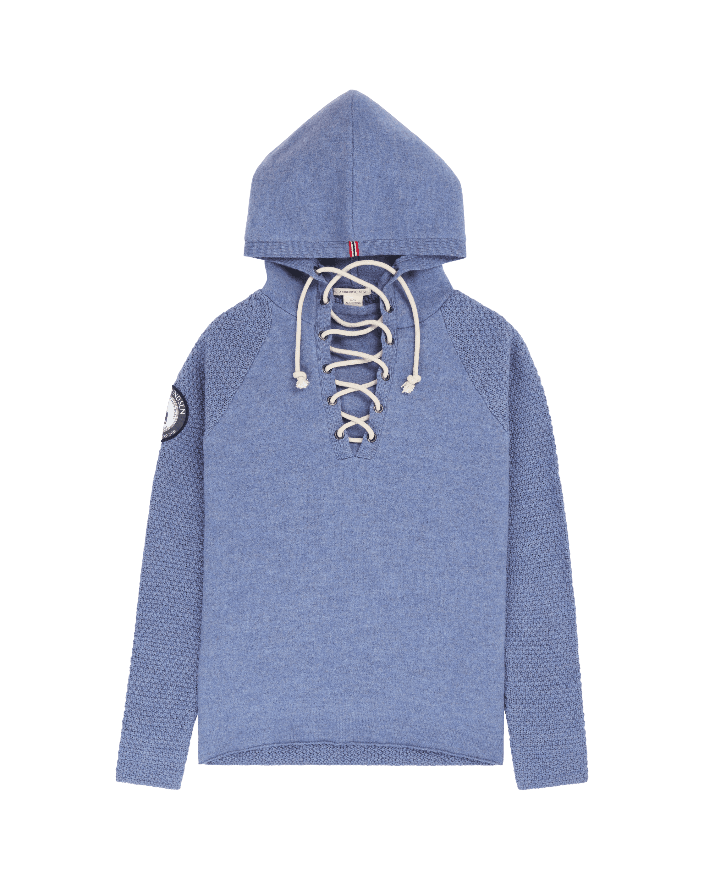 BOILED HOODIE LACED WOMENS  535 Denim Blue