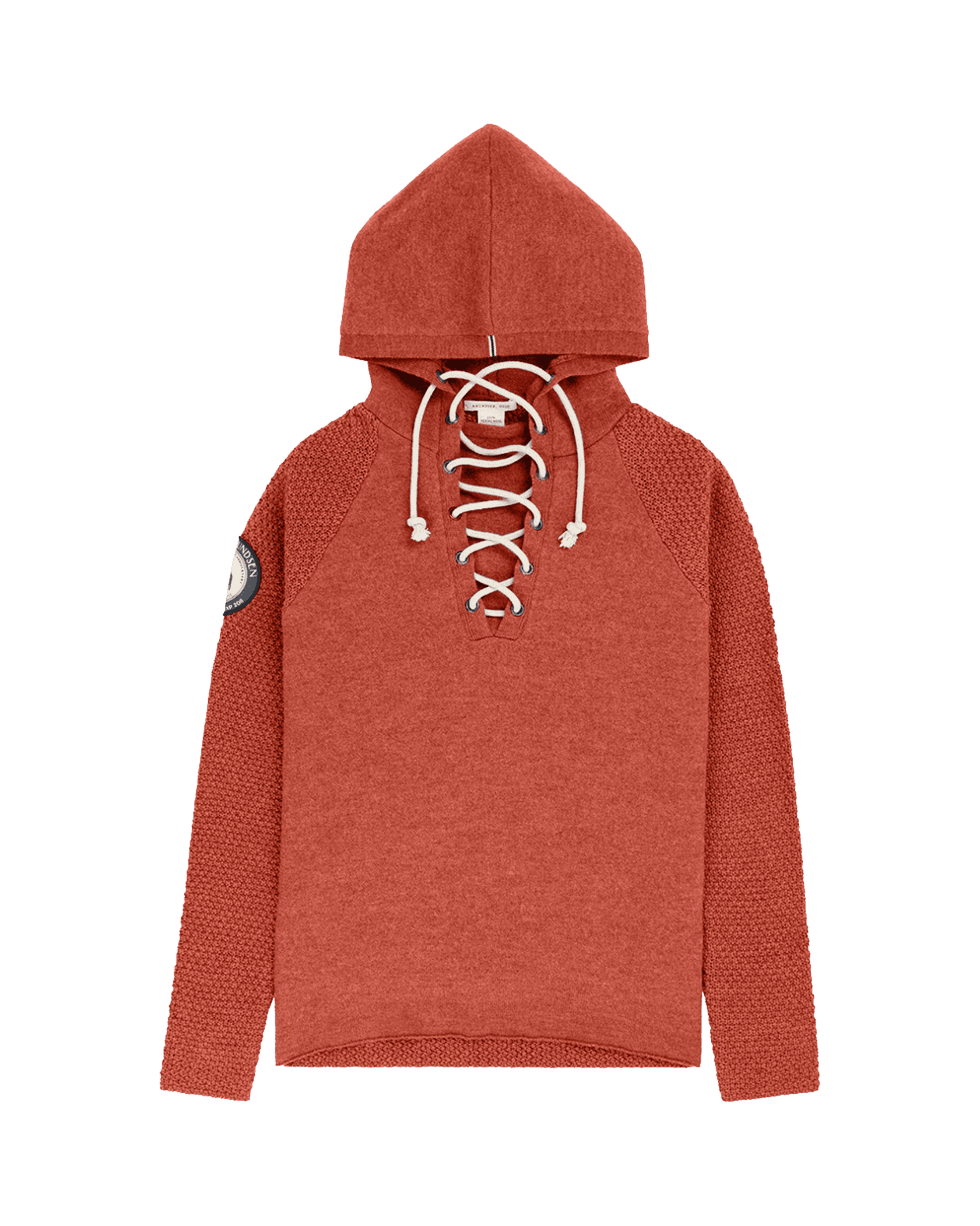 BOILED HOODIE LACED WOMENS  164 Terra Red