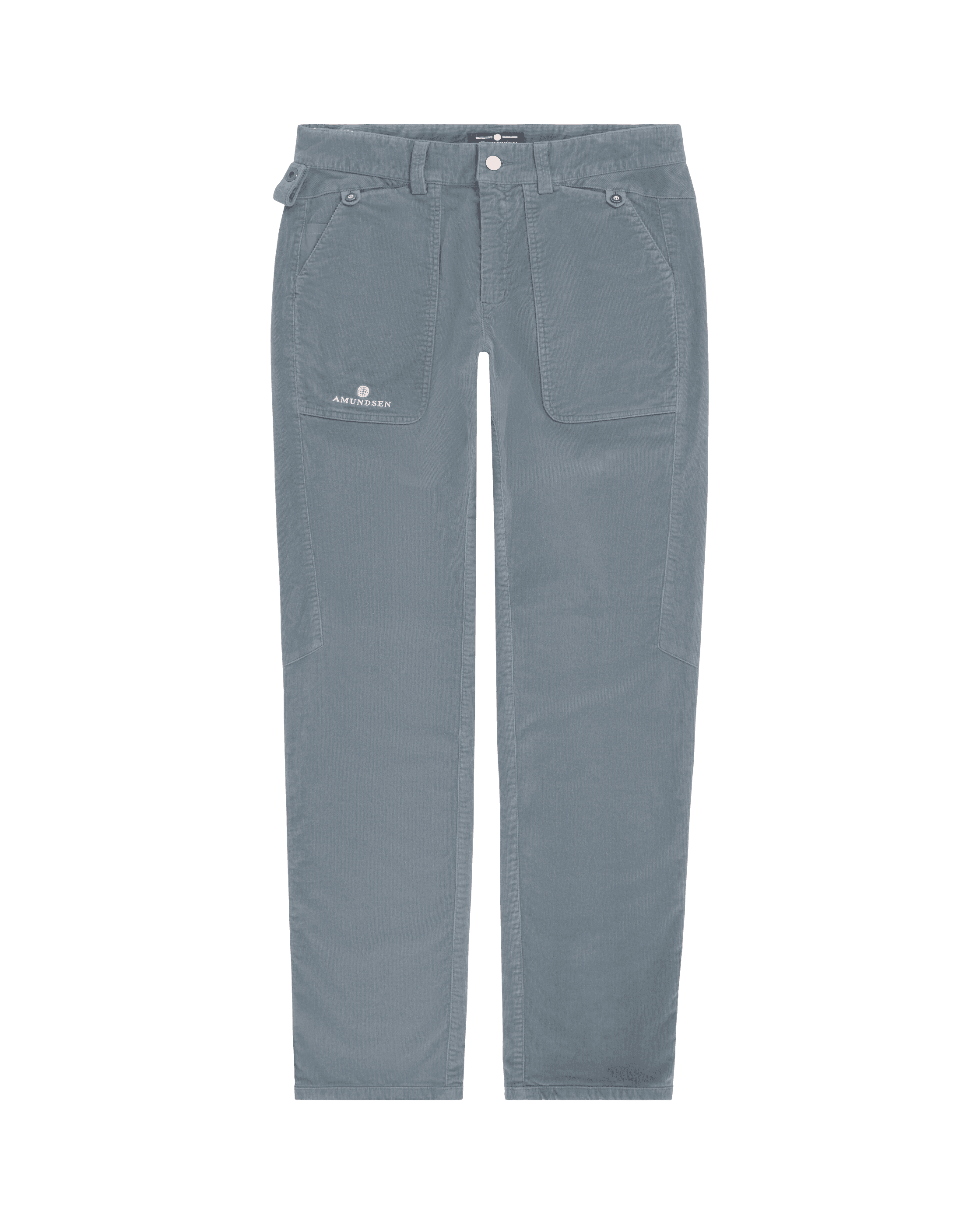 FJORDCORD SLACKS 16 WALE MENS  530 Stormy Blue