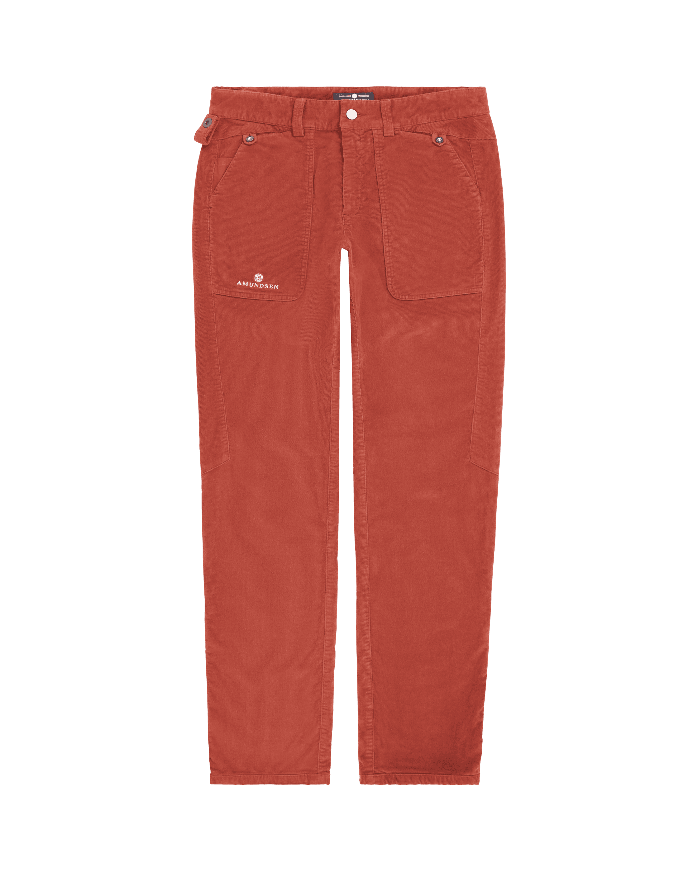 FJORDCORD SLACKS 16 WALE MENS  164 Terra Red