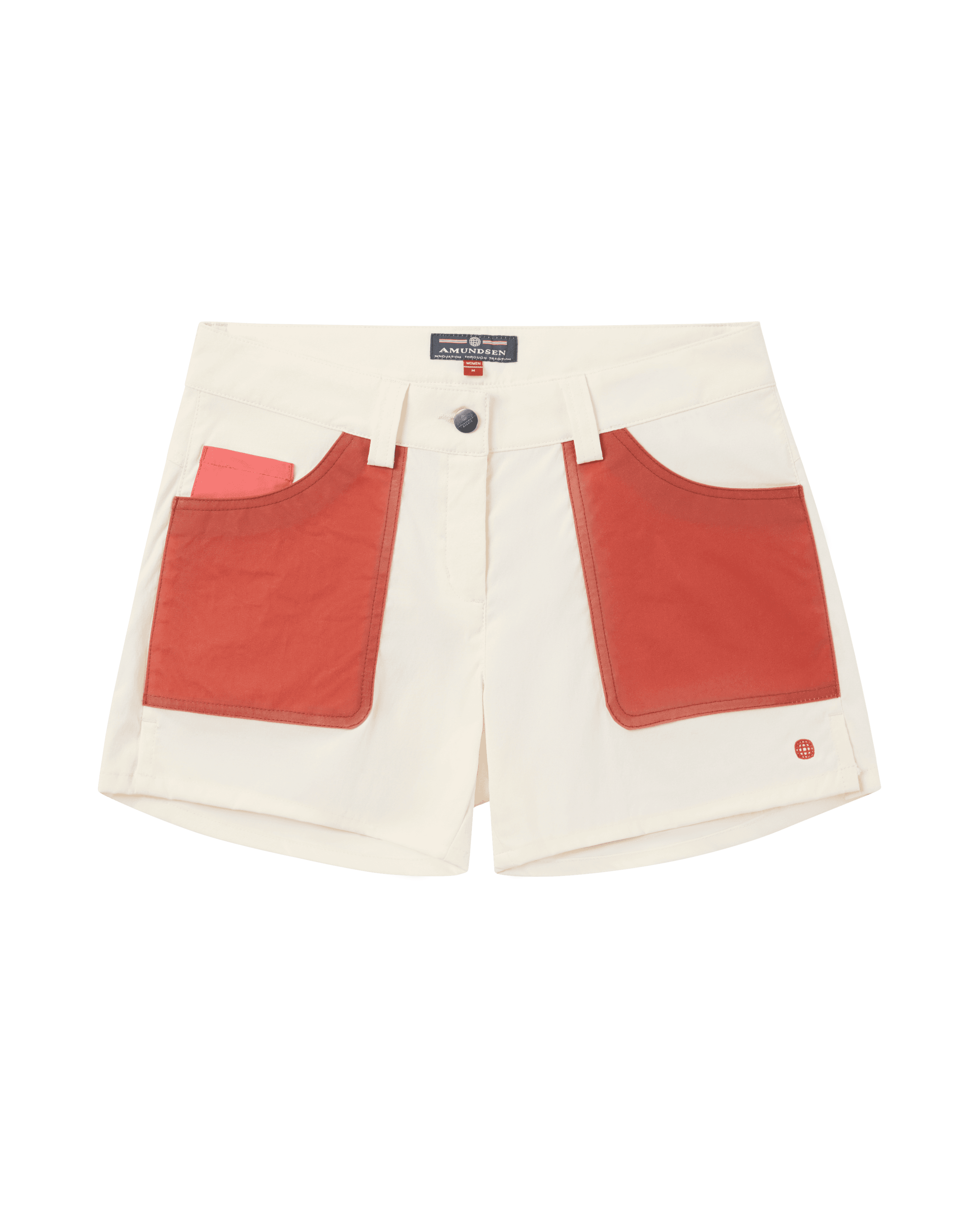 5INCHER FIELD SHORTS WOMENS  015 Offwhite/Terra Red