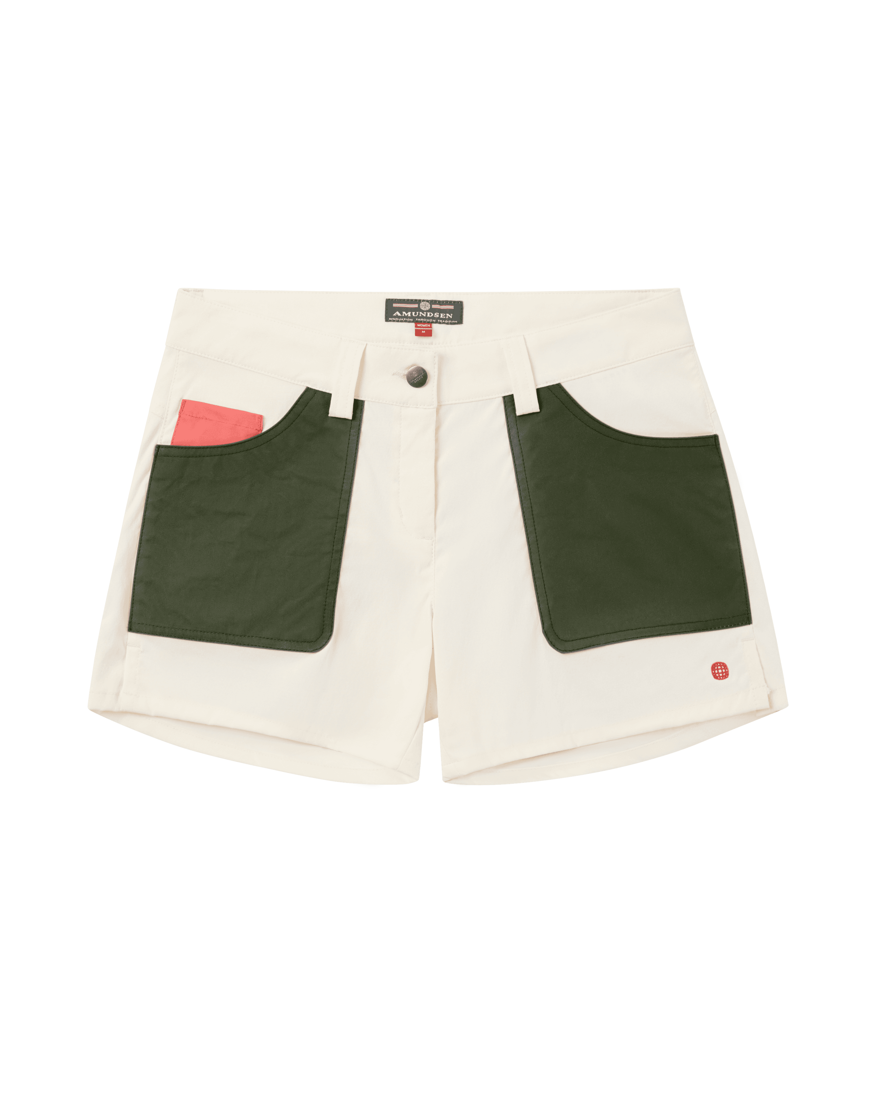5INCHER FIELD SHORTS WOMENS  012 Offwhite/Green