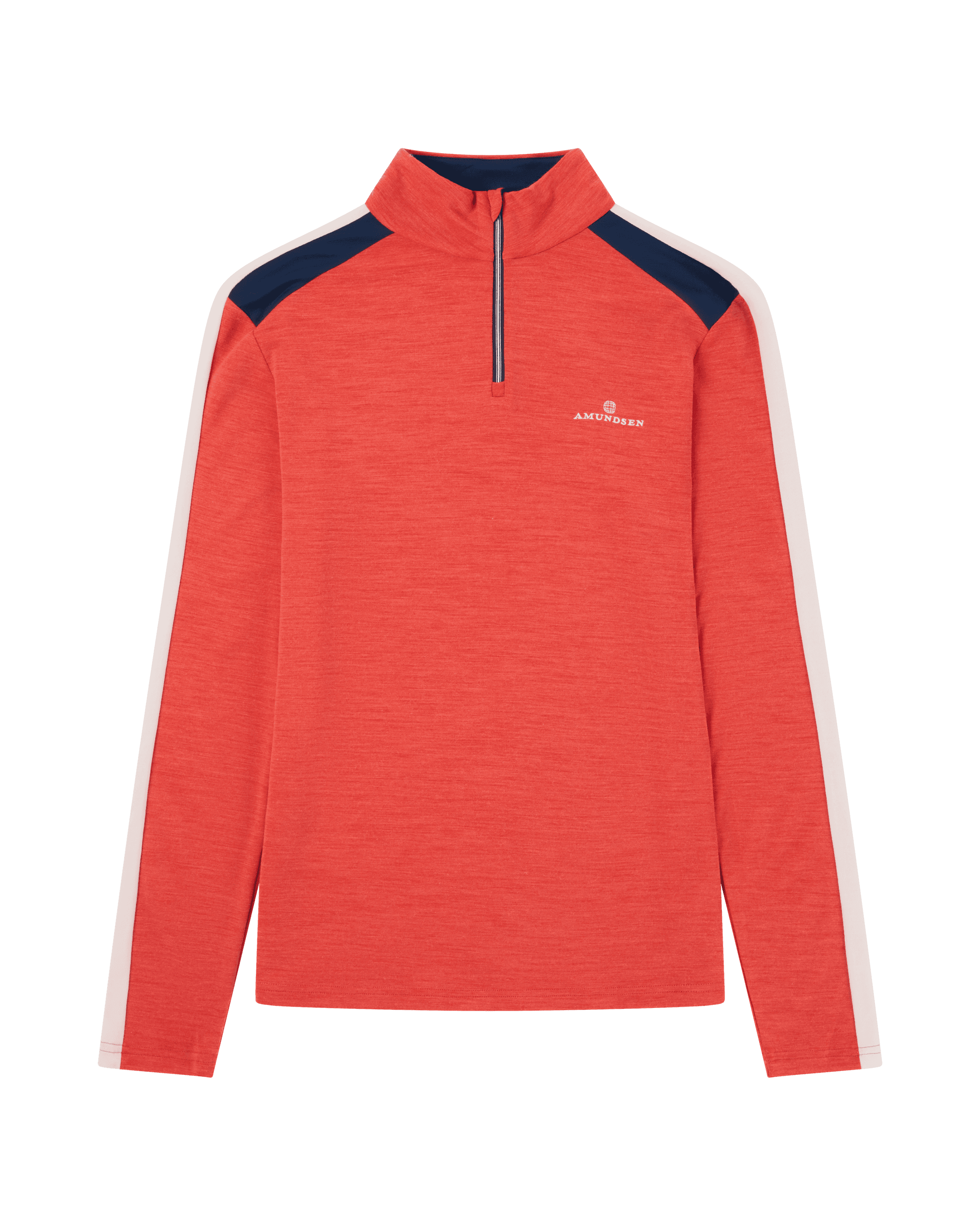 5MILA HALF ZIP MENS  160 Weathered Red