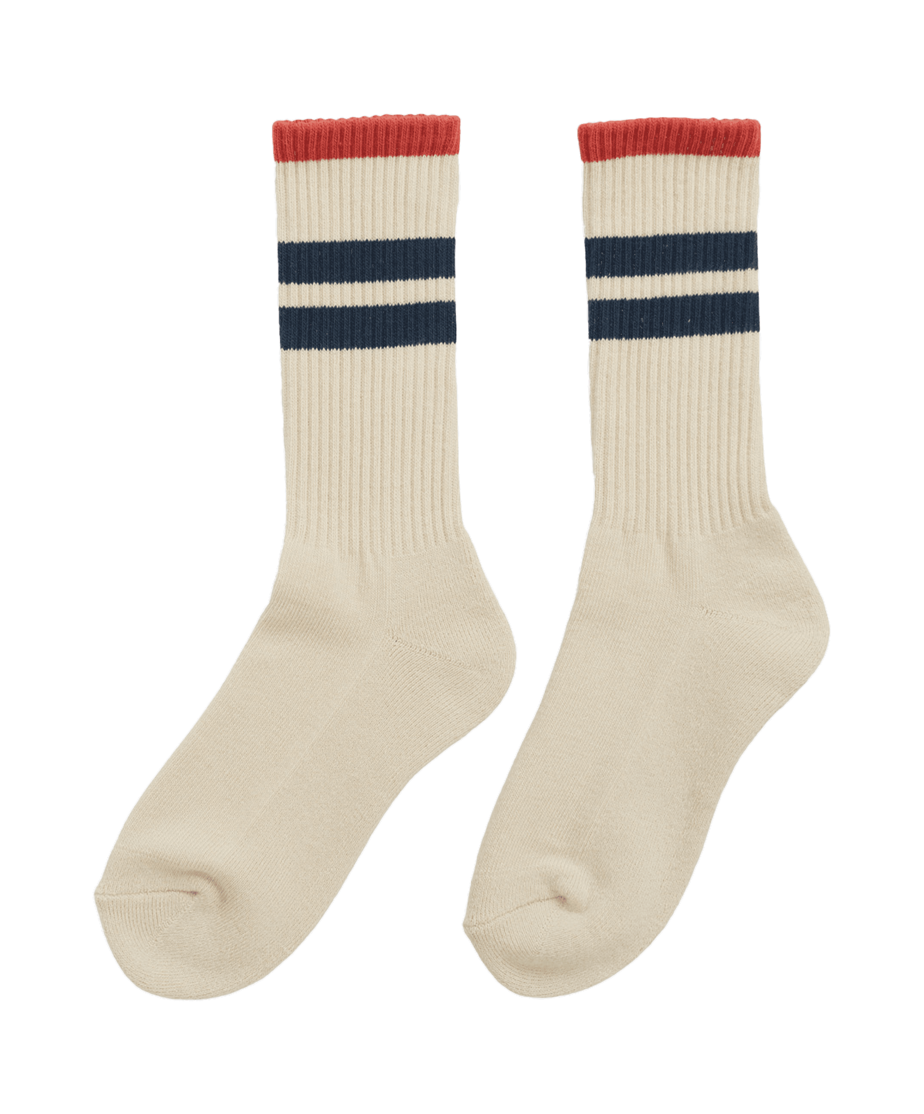 OSLO CREW SOCKS  610 Natural/Navy