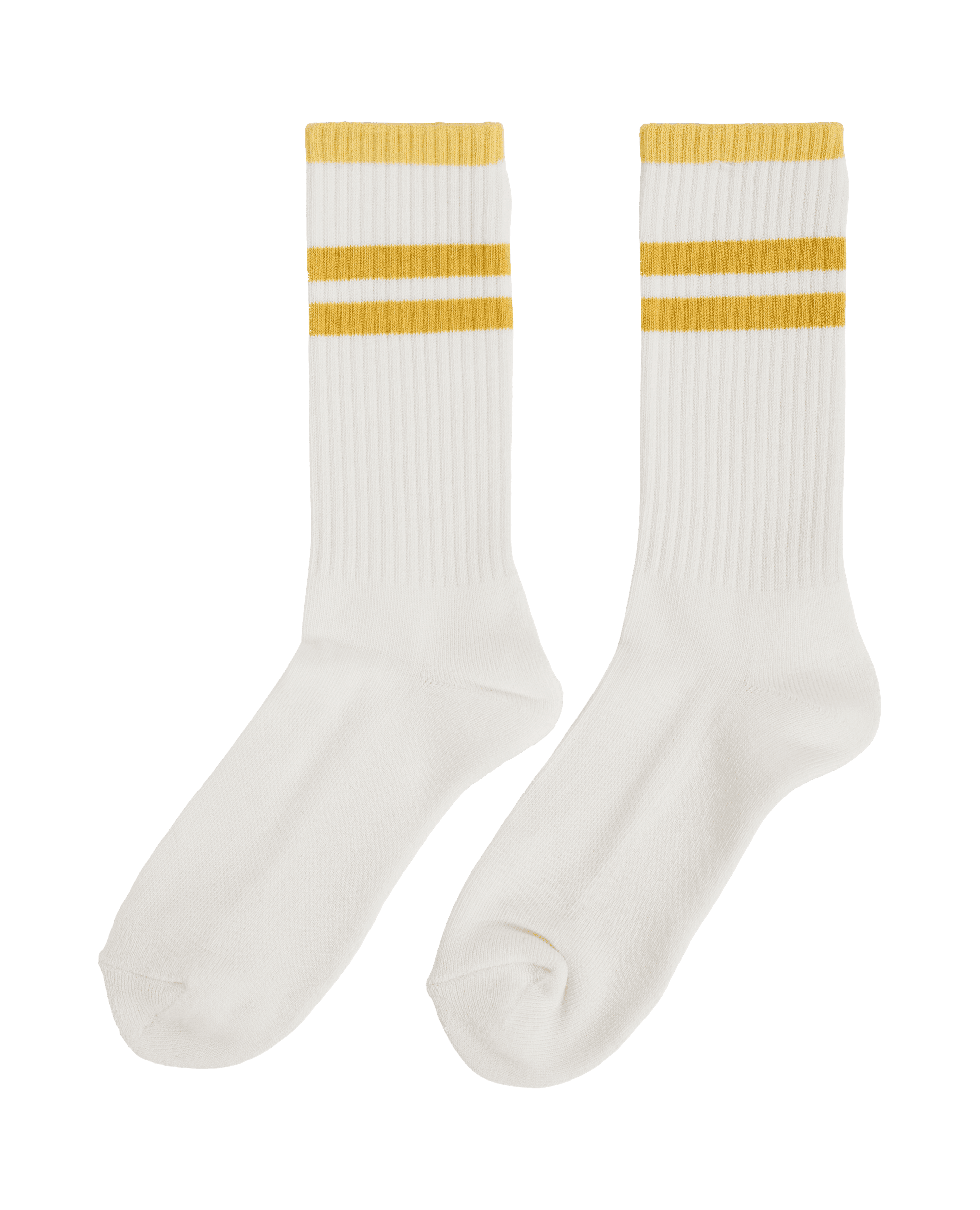 OSLO CREW SOCKS  004 White/Butter Cream