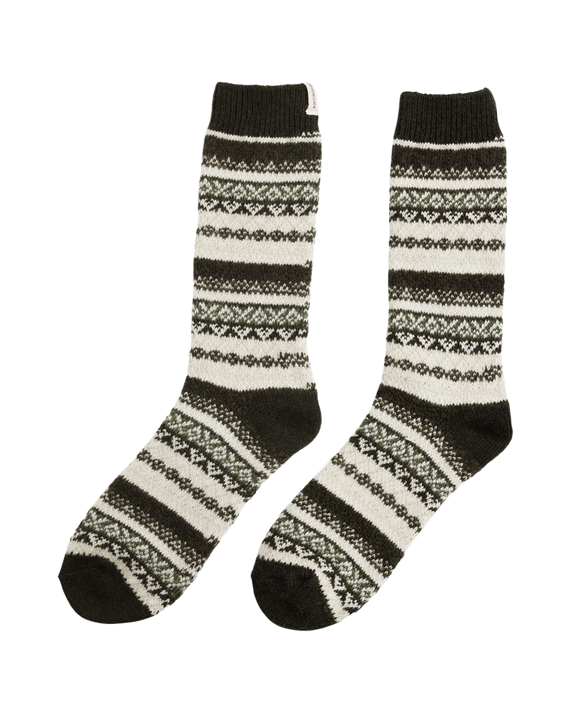 SKAUEN MID CALF SOCKS  485 Hunter Green