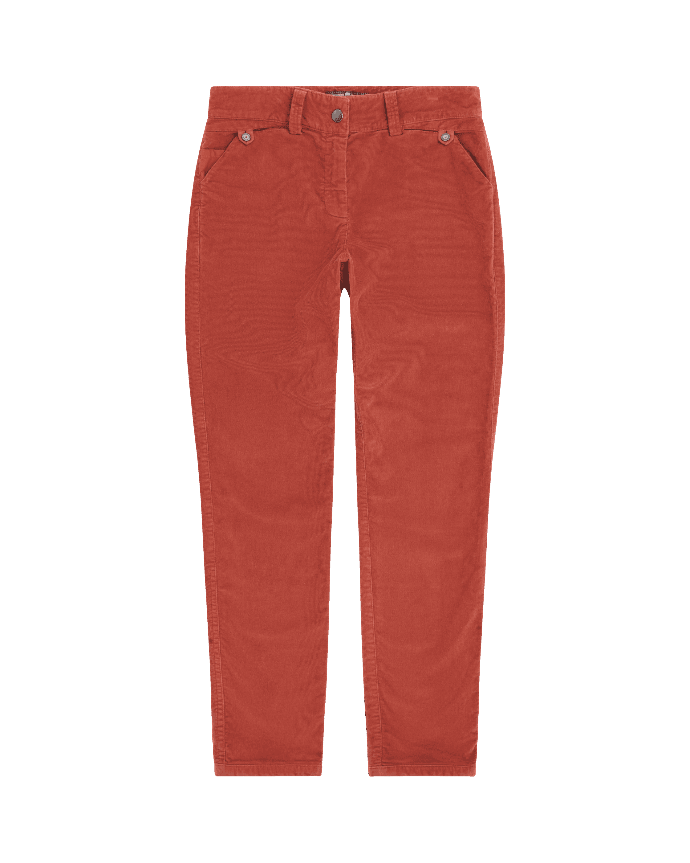 FJORDCORD SLACKS 16 WALE WOMENS  164 Terra Red