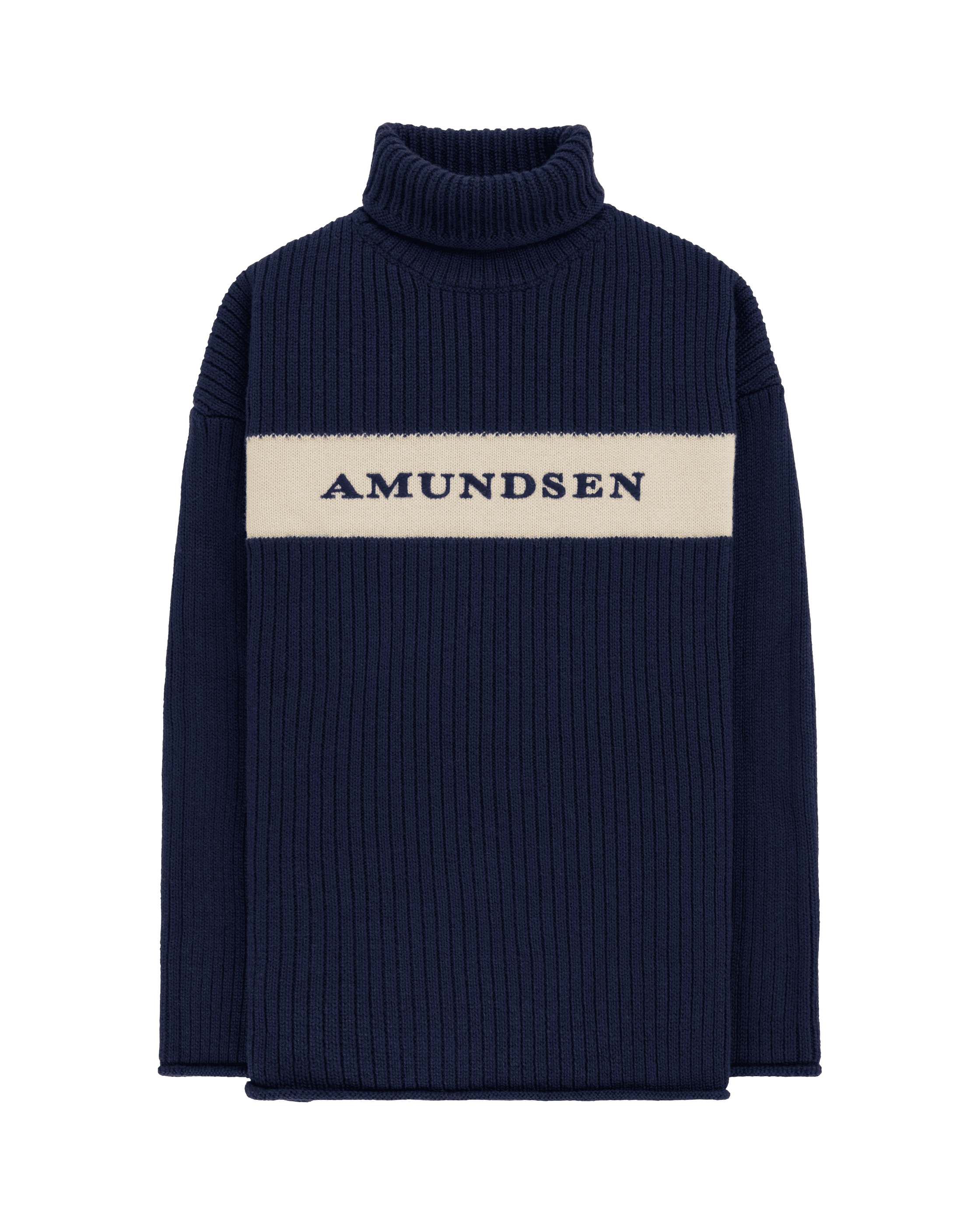 HEROES SKI TURTLE NECK MENS  590 Faded Navy/Natural