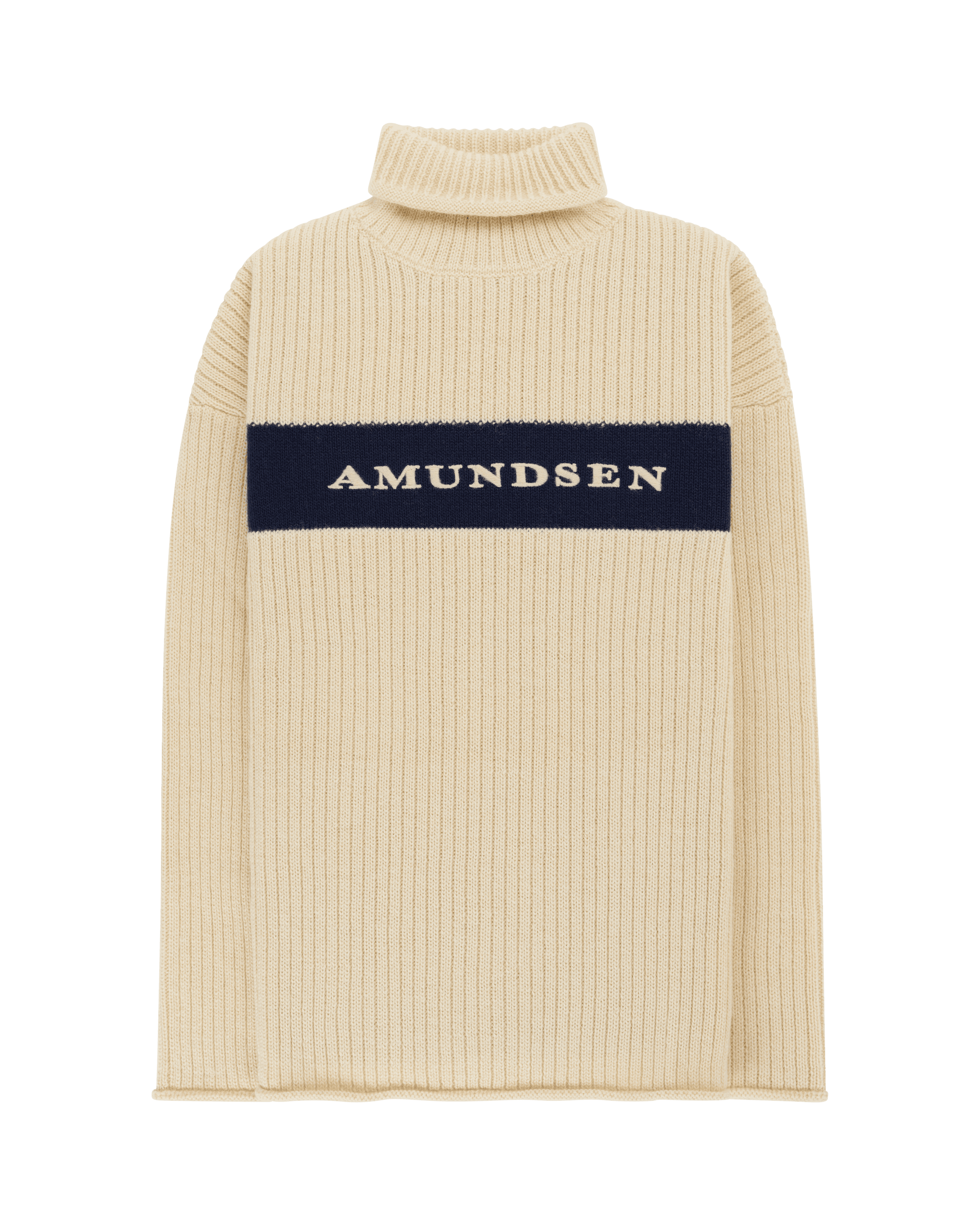 HEROES SKI TURTLE NECK MENS  611 Natural/Navy