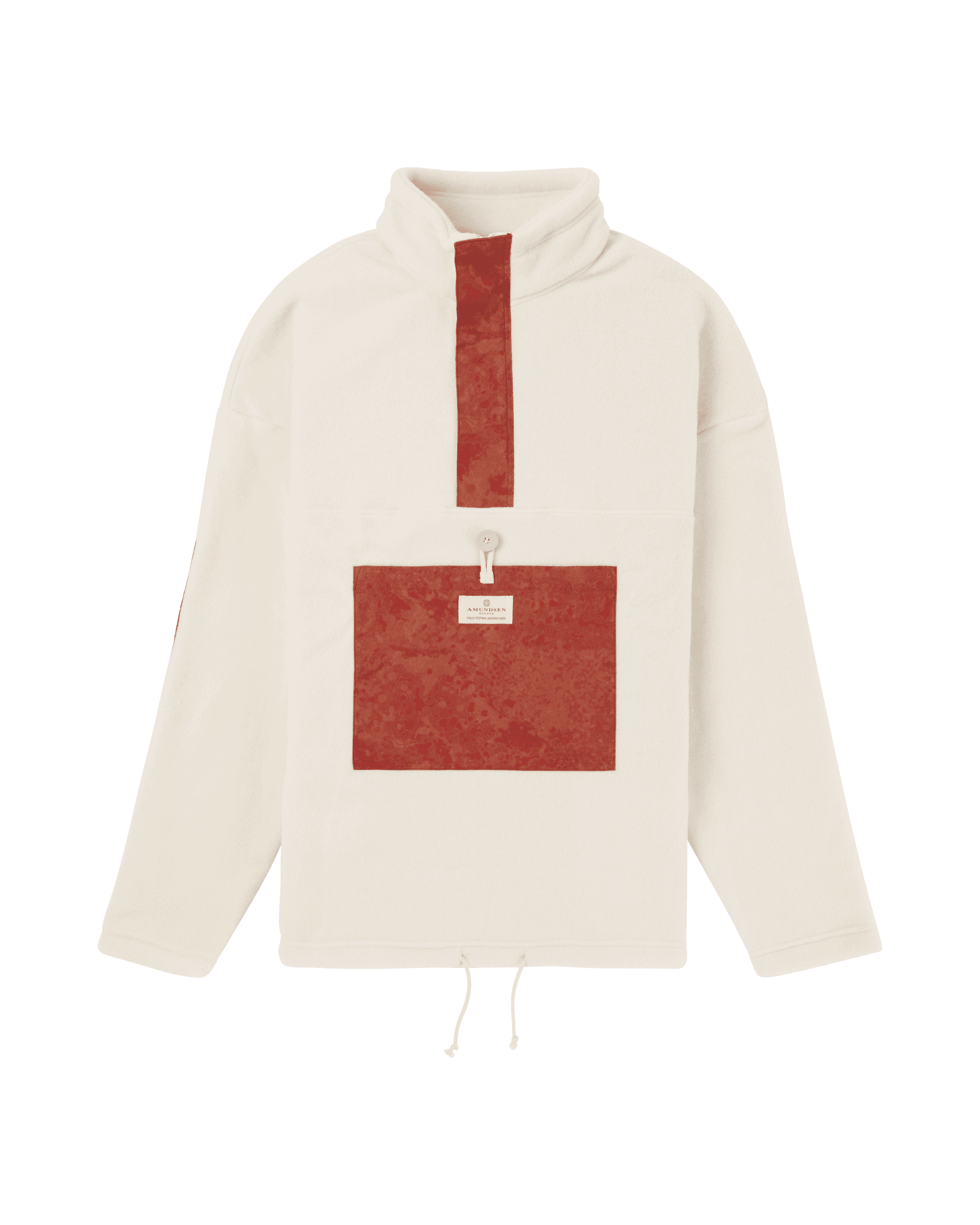 V-BOND WAXED FLEECE MENS  164 Natural/Terra Red