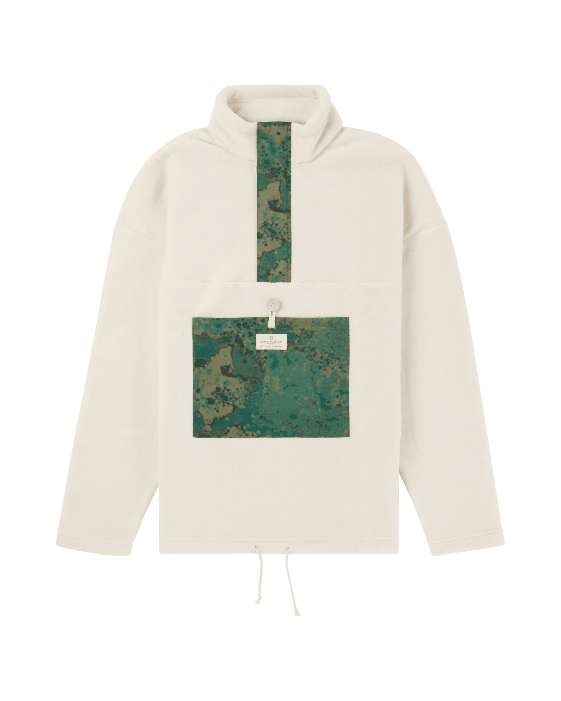 V-BOND WAXED FLEECE MENS  402 Natural/Willow Green