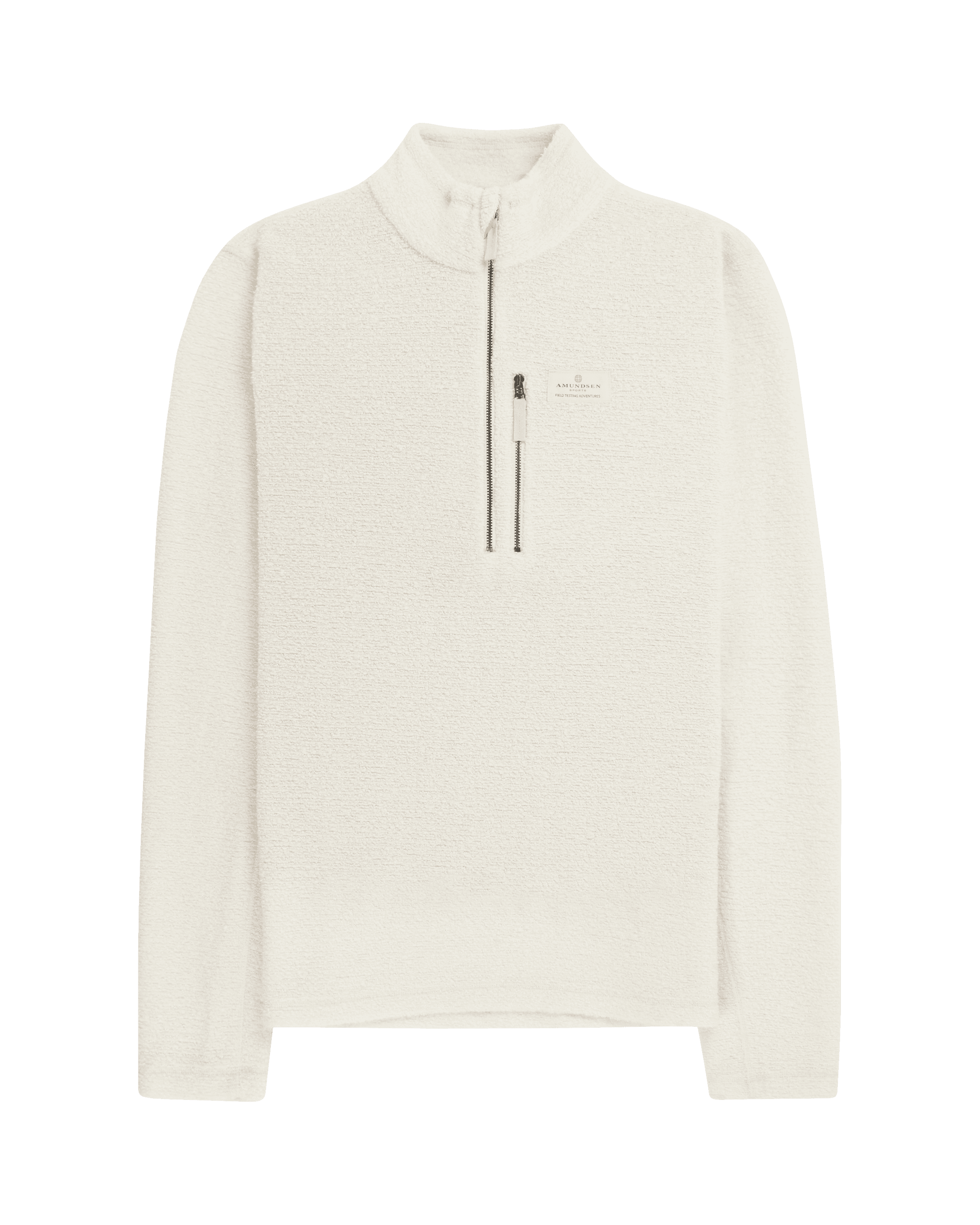 HUT HALF ZIP MENS  600 Oatmeal