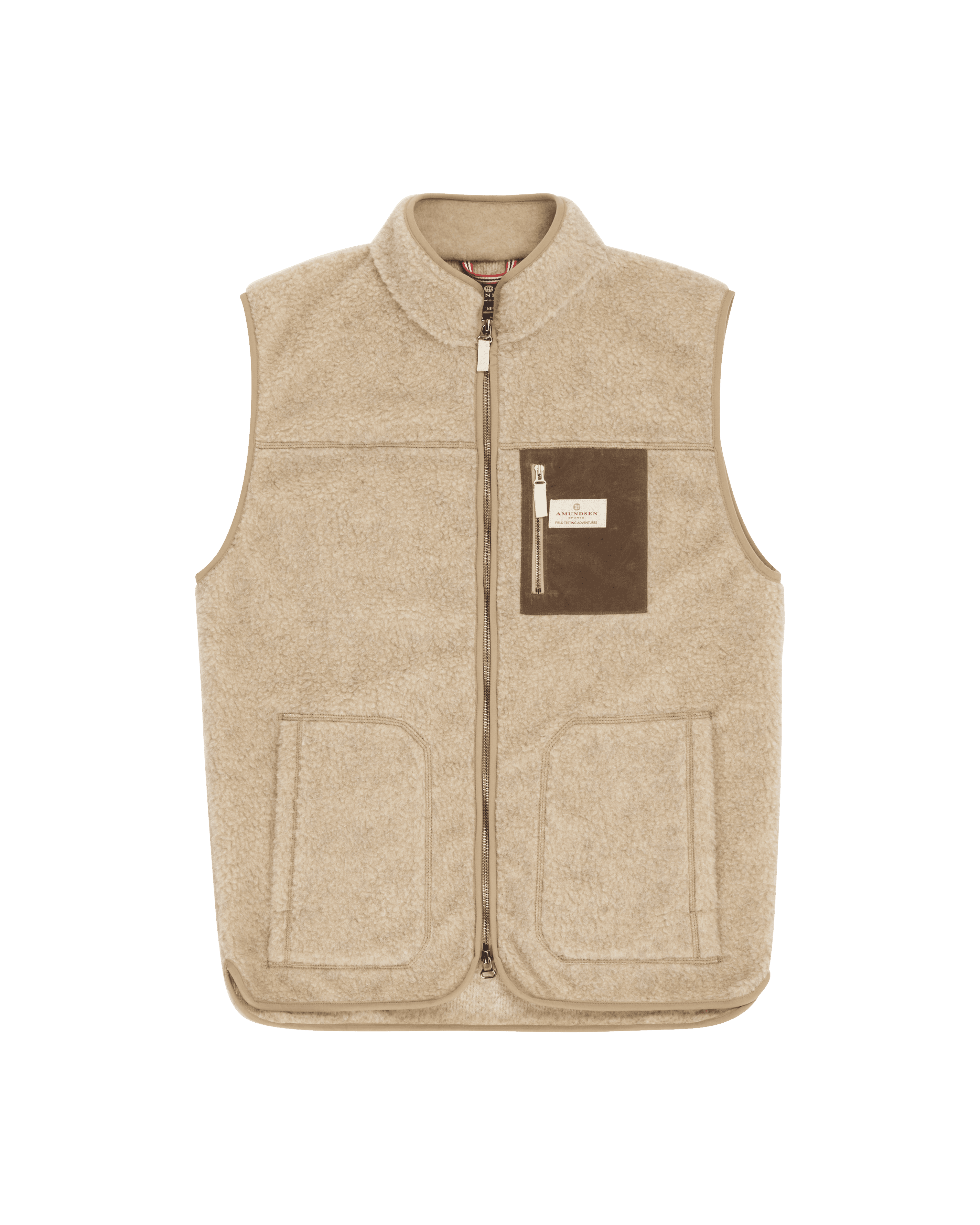HEROES WOOL FLEECE VEST MENS  610 Natural