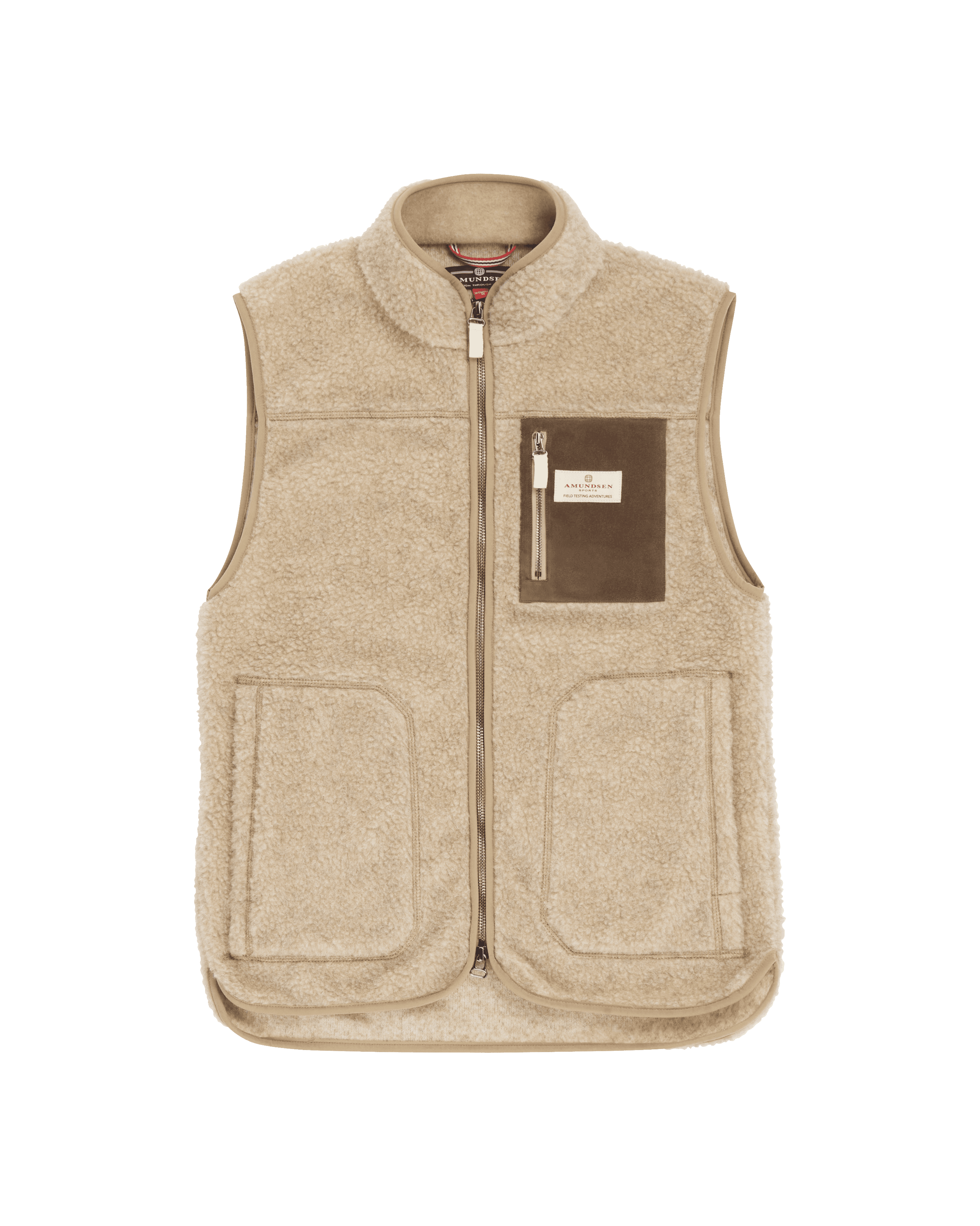 HEROES WOOL FLEECE VEST WOMENS  610 Natural