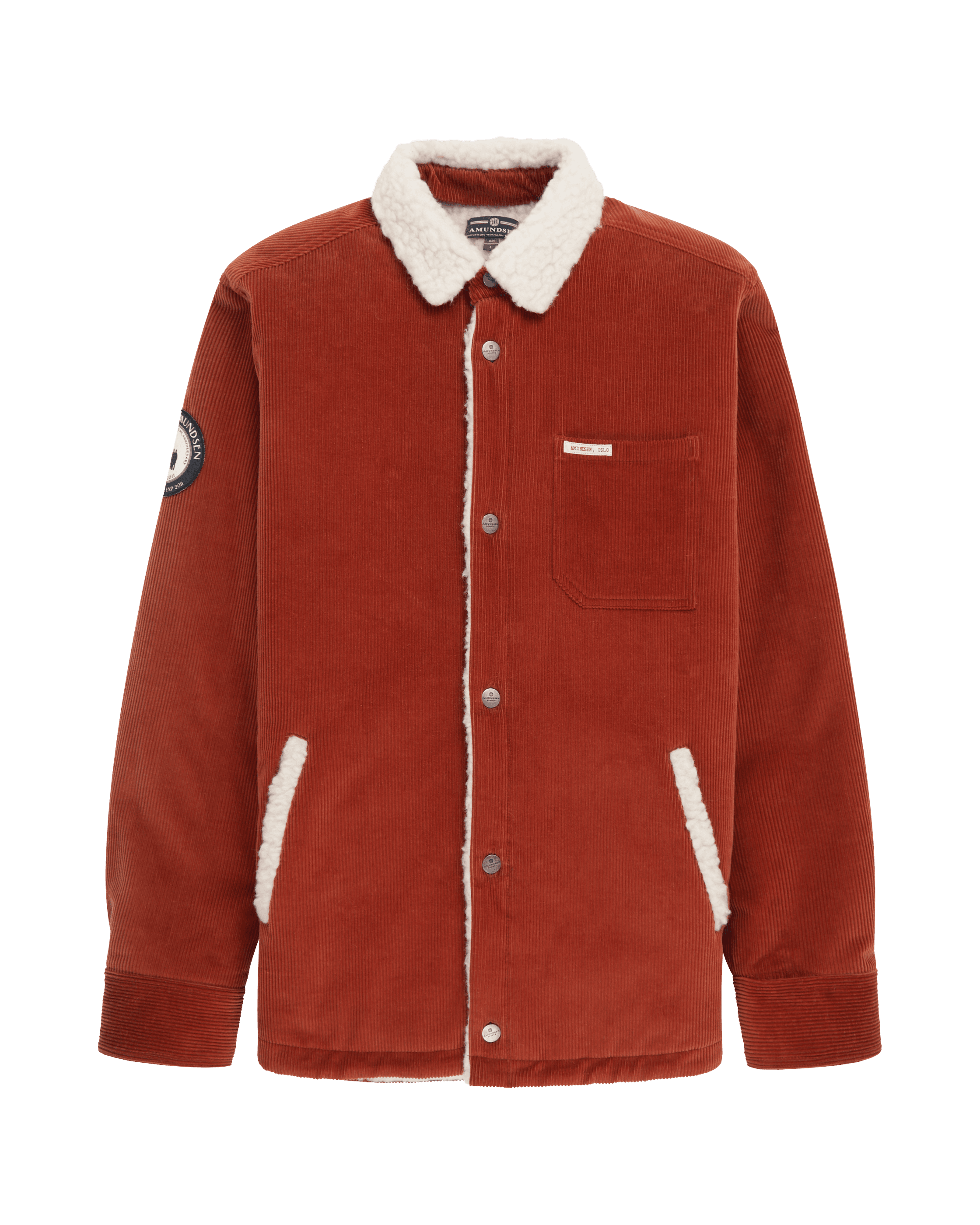 HARVESTER OVERSHIRT UNISEX  179 Burnt Red