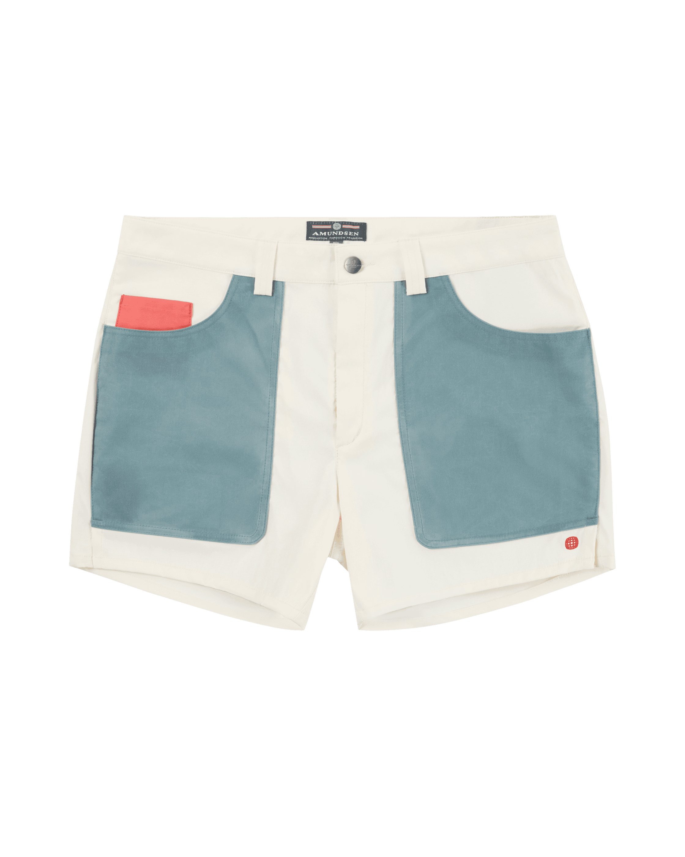 5INCHER FIELD SHORTS MENS  014 Offwhite/Stormy Blue