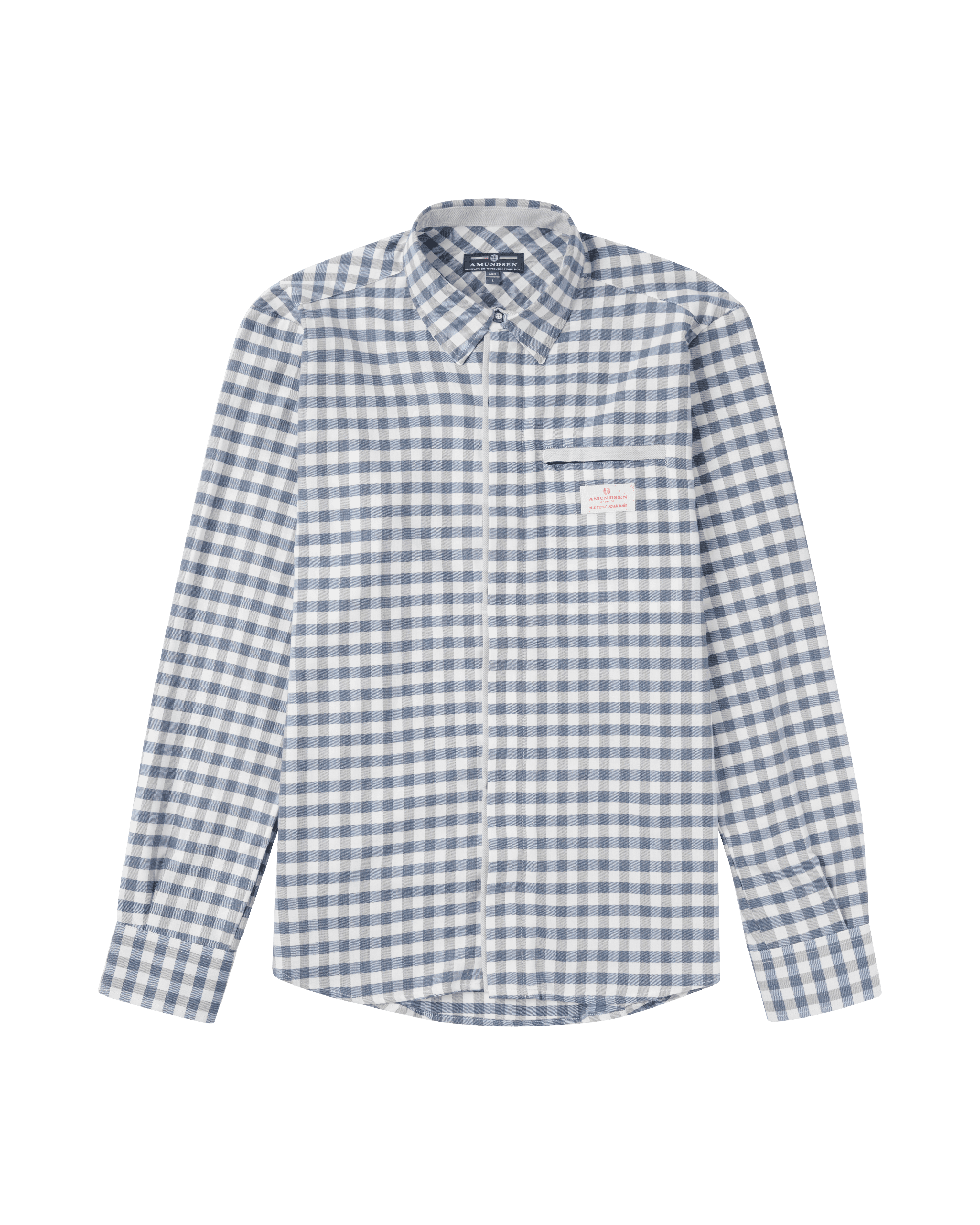 V-BOND SHIRT MENS  540 Small Chequered Blue