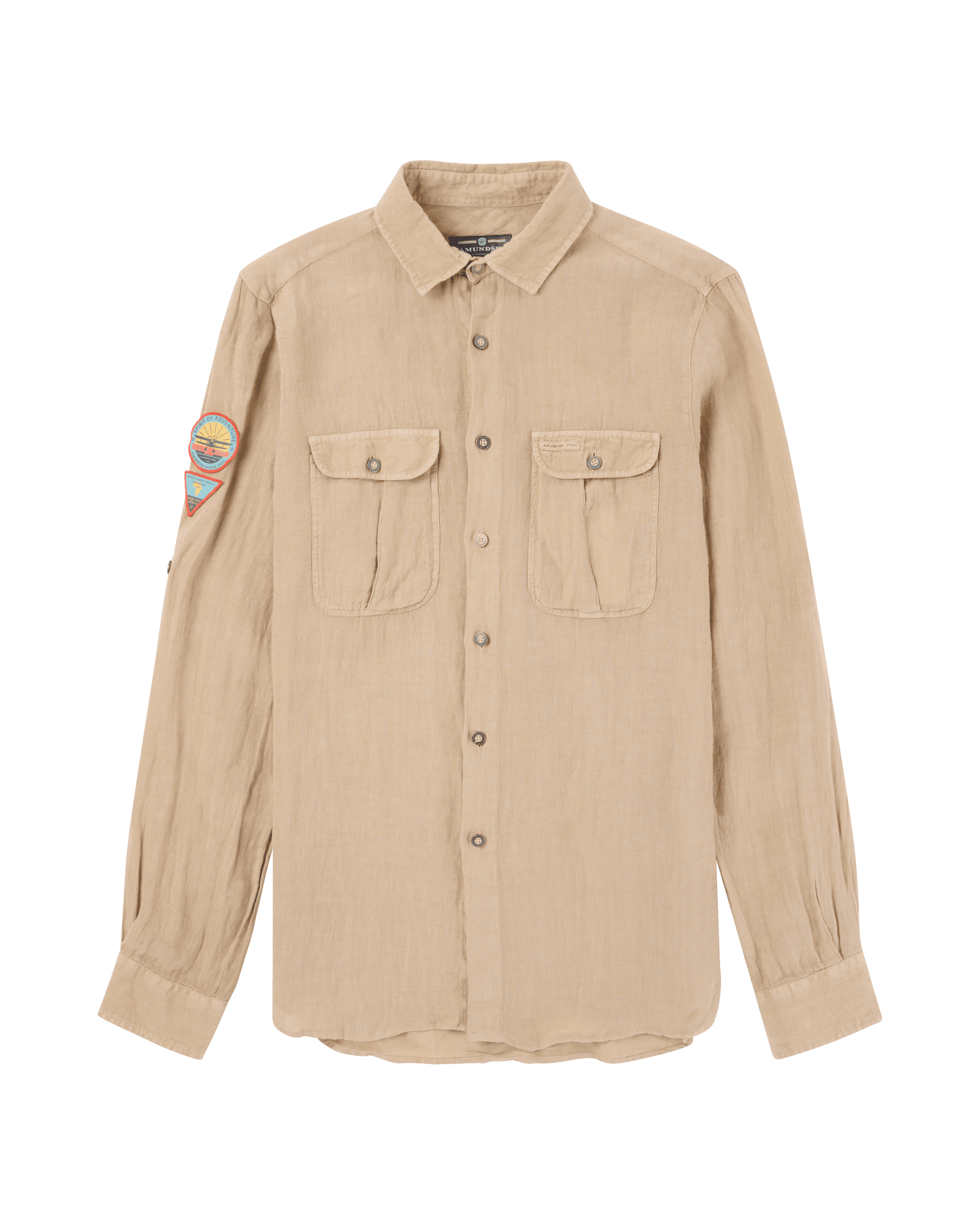 SAFARI LINEN SHIRT MENS  620 Desert