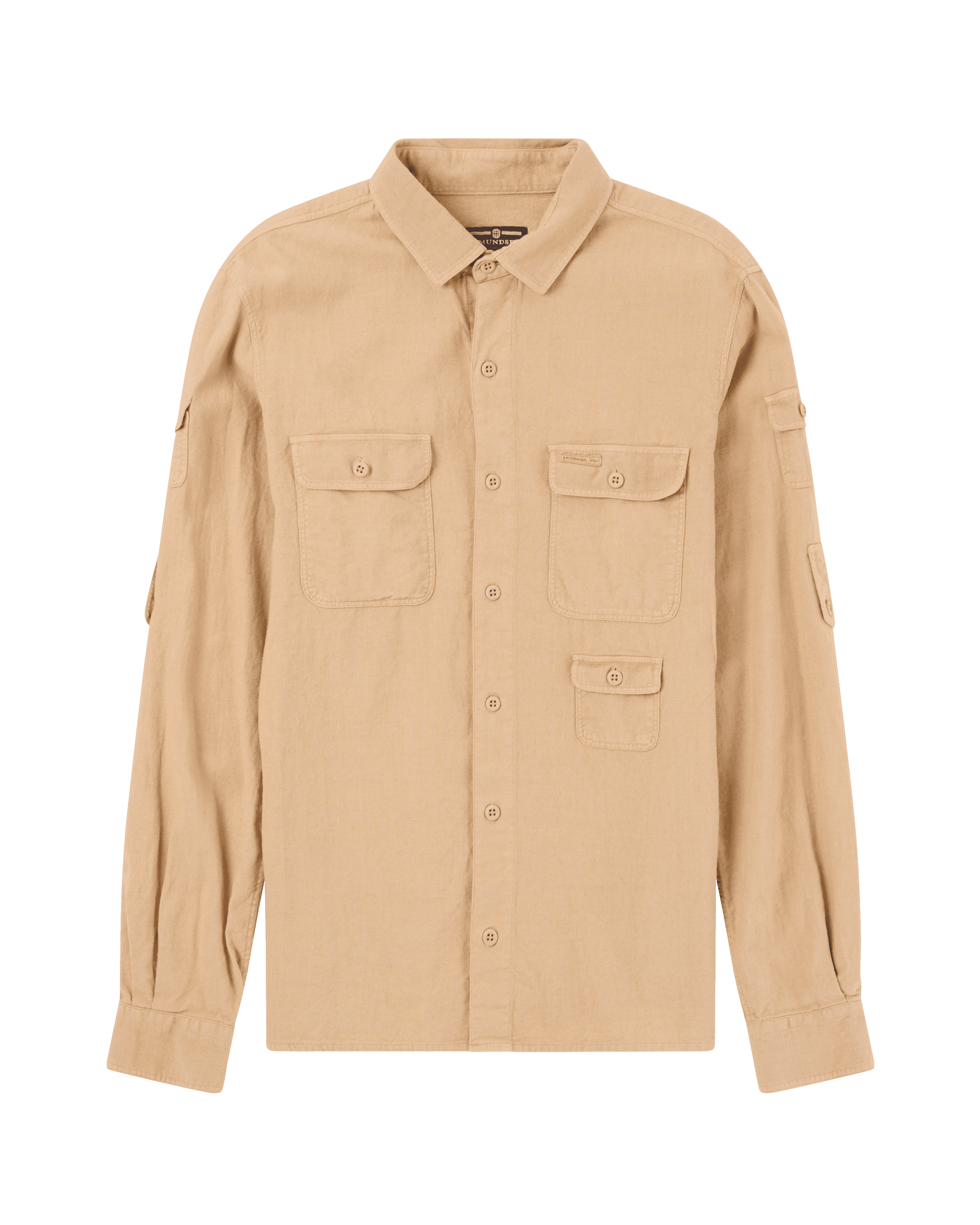 TRAVELLER'S LINEN SHIRT MENS  625 Khaki