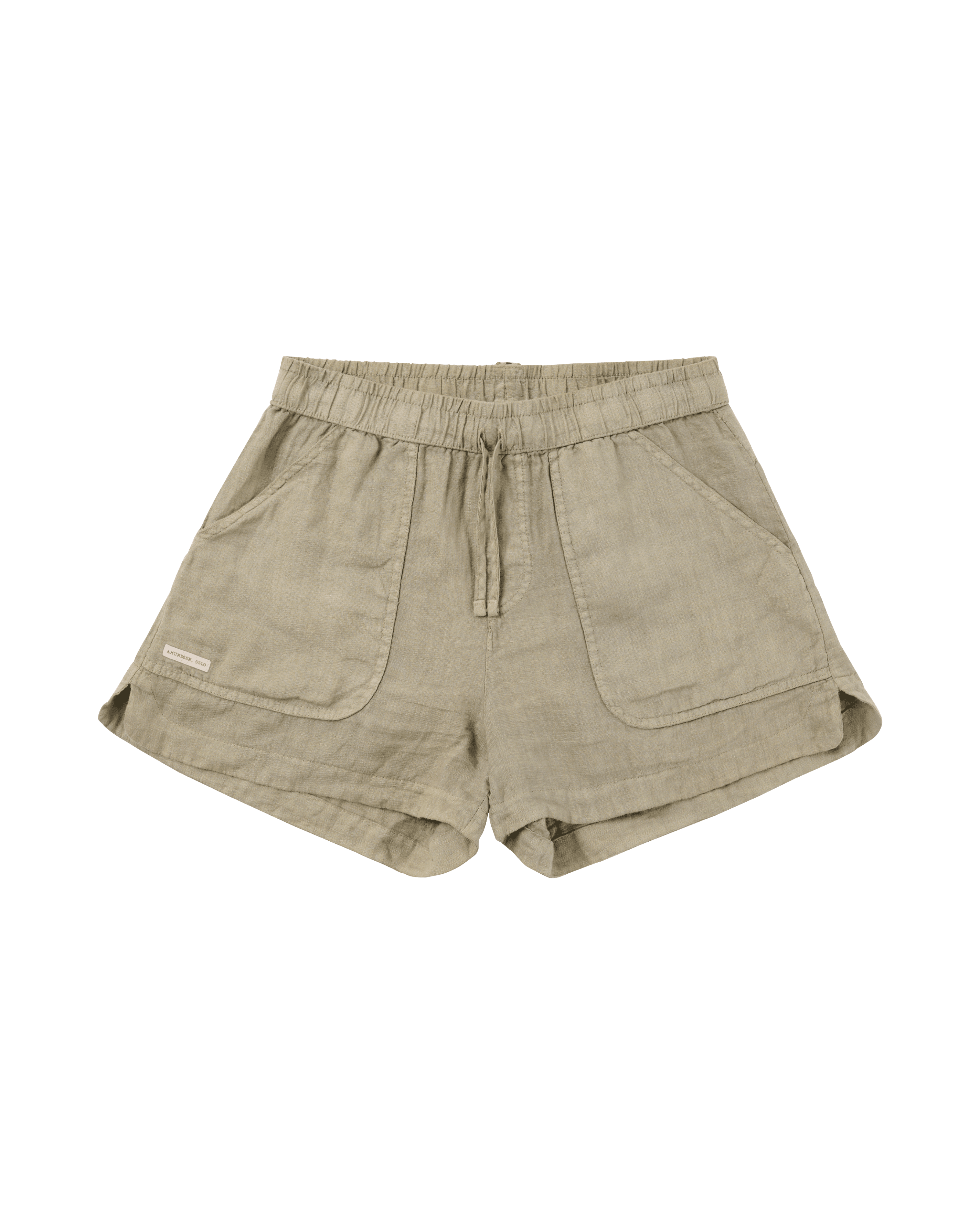SAFARI LINEN SHORTS WOMENS  407 Olive Ash