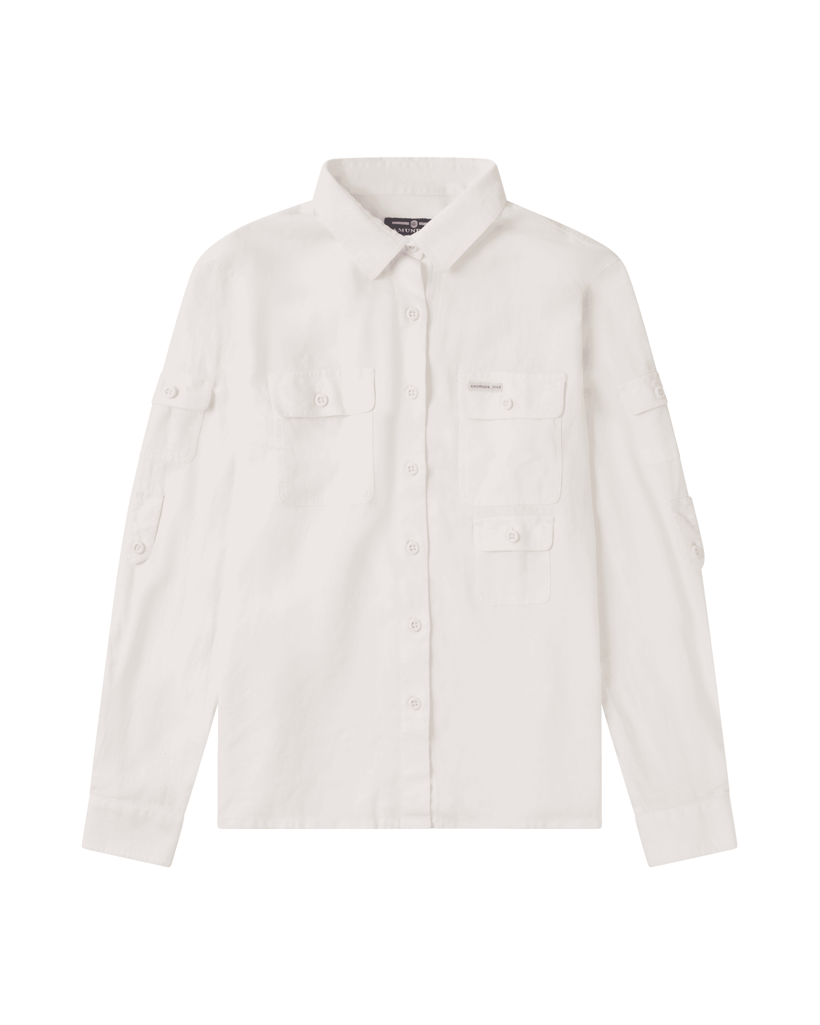 TRAVELLER'S LINEN SHIRT WOMENS  001 White