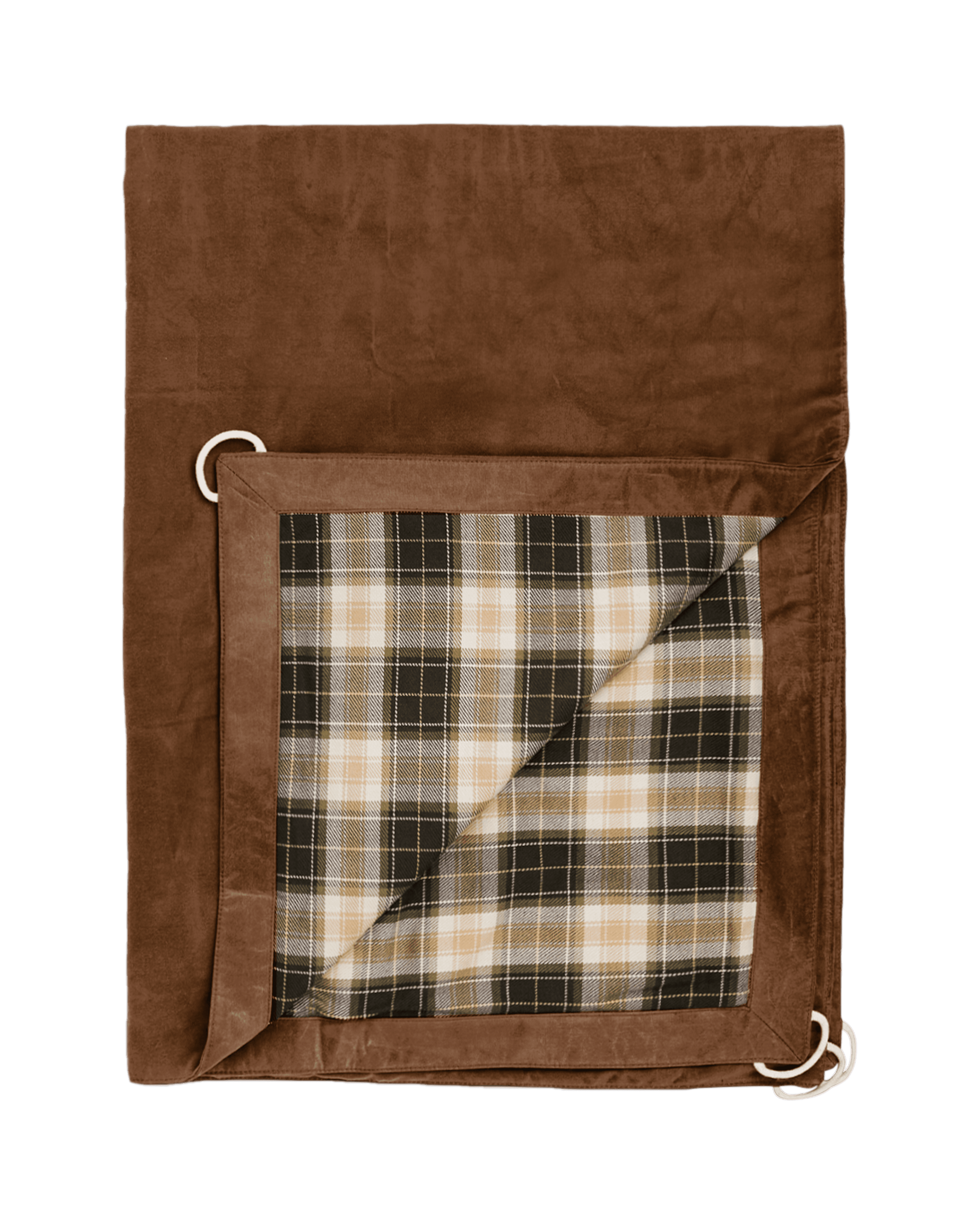 FIELD BLANKET  410 Chequered Earth/Tan