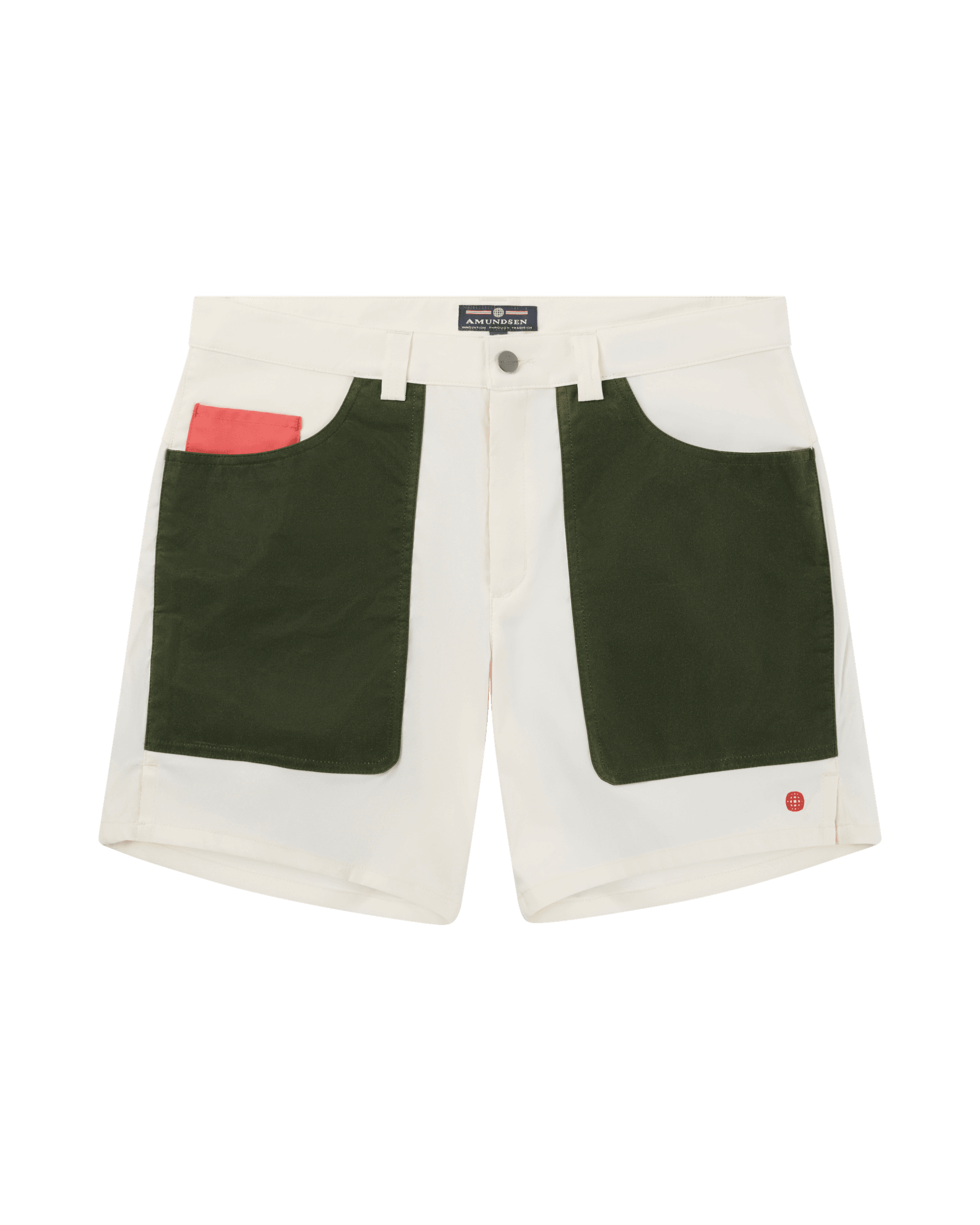7INCHER FIELD SHORTS MENS  012 Offwhite/Green