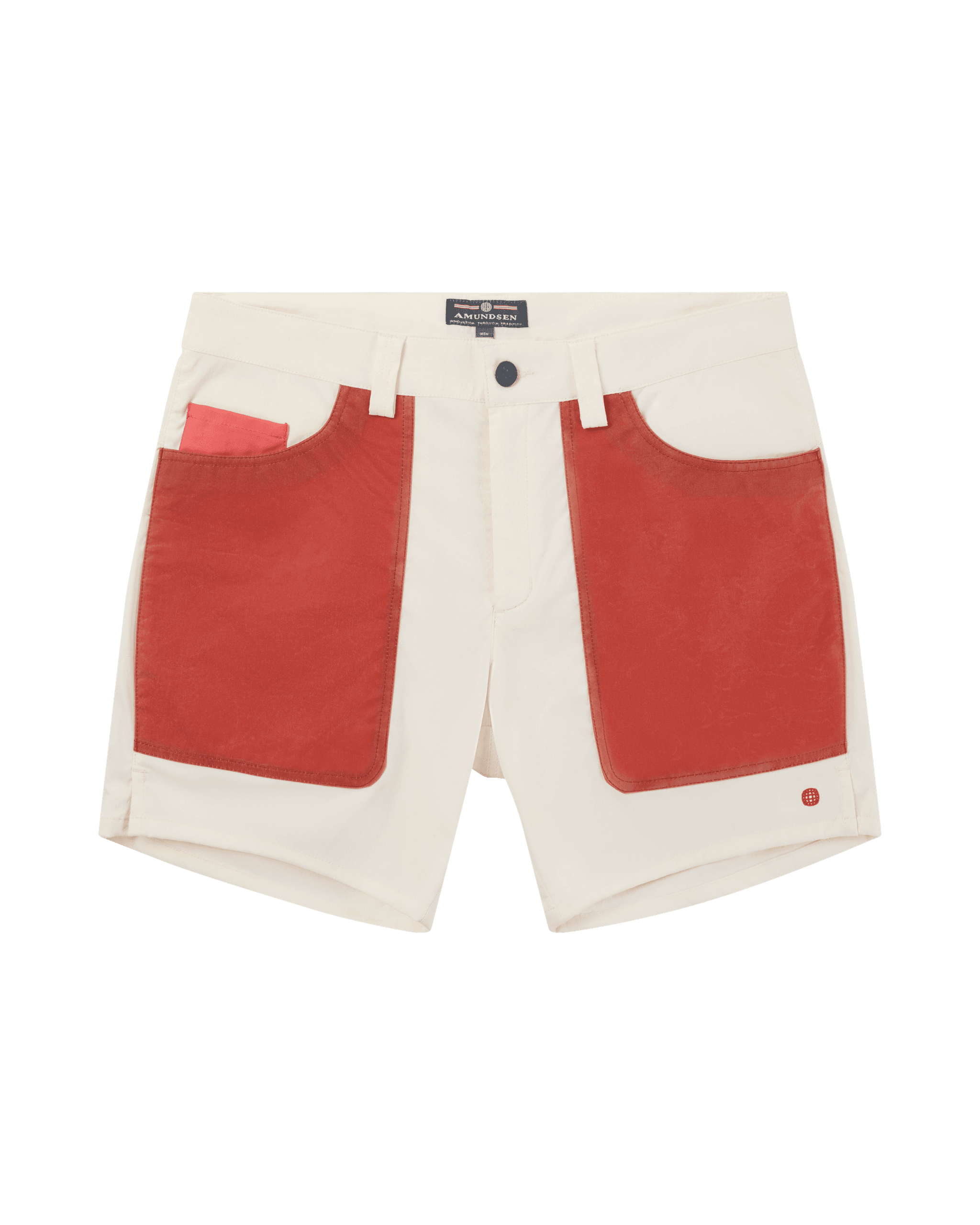 7INCHER FIELD SHORTS MENS  015 Offwhite/Terra Red