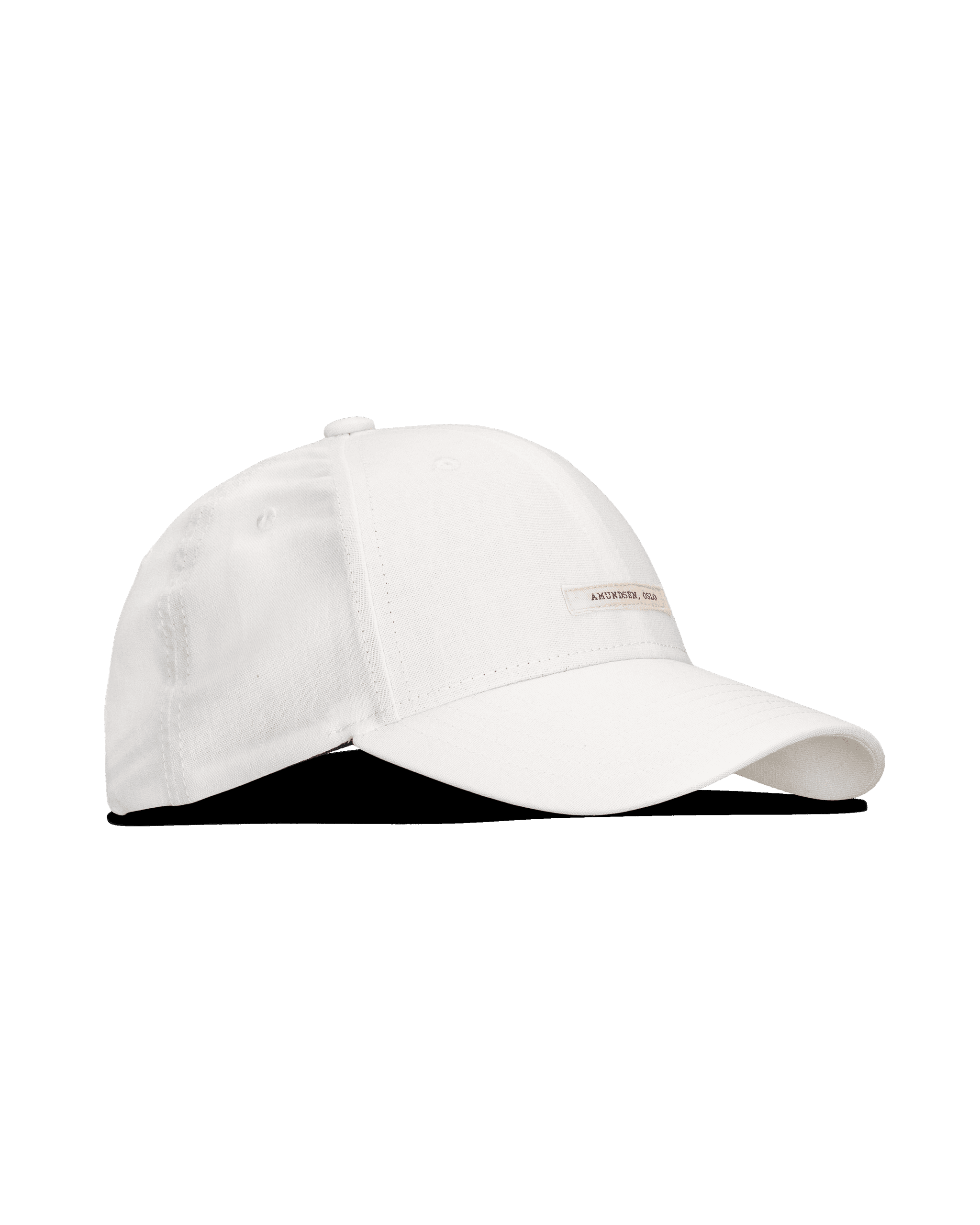 LINEN PATCH CAP  001 White/Patch