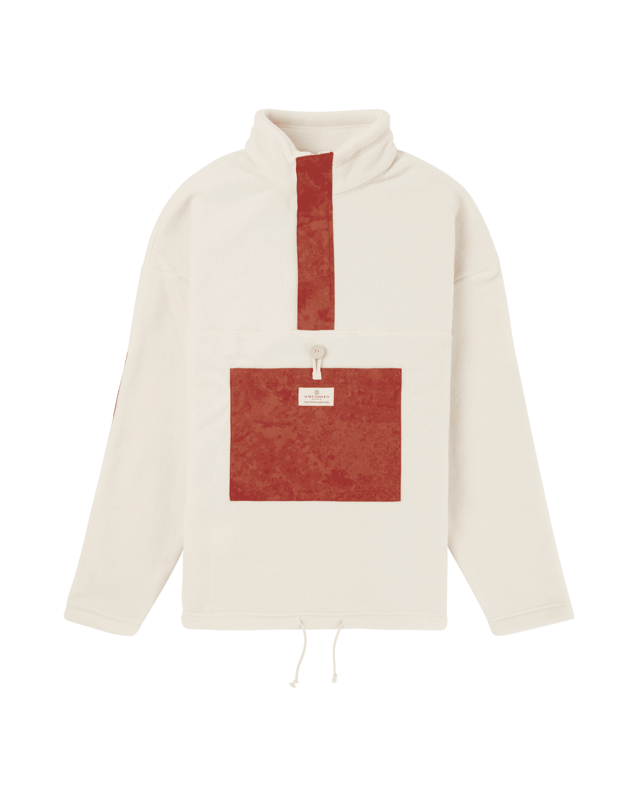 V-BOND WAXED FLEECE MENS  164 Natural/Terra Red
