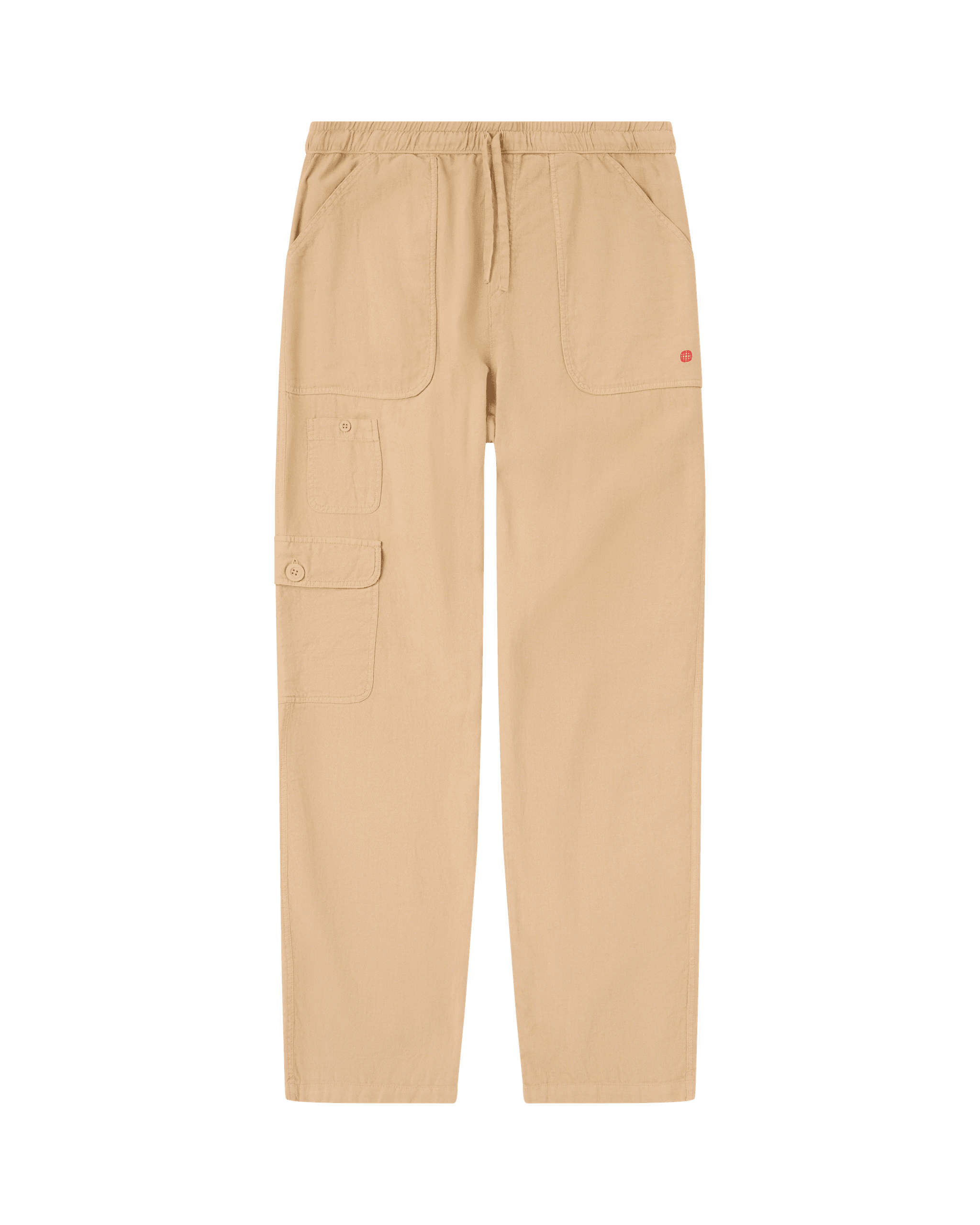 TRAVELLER'S LINEN PANTS MENS  625 Khaki