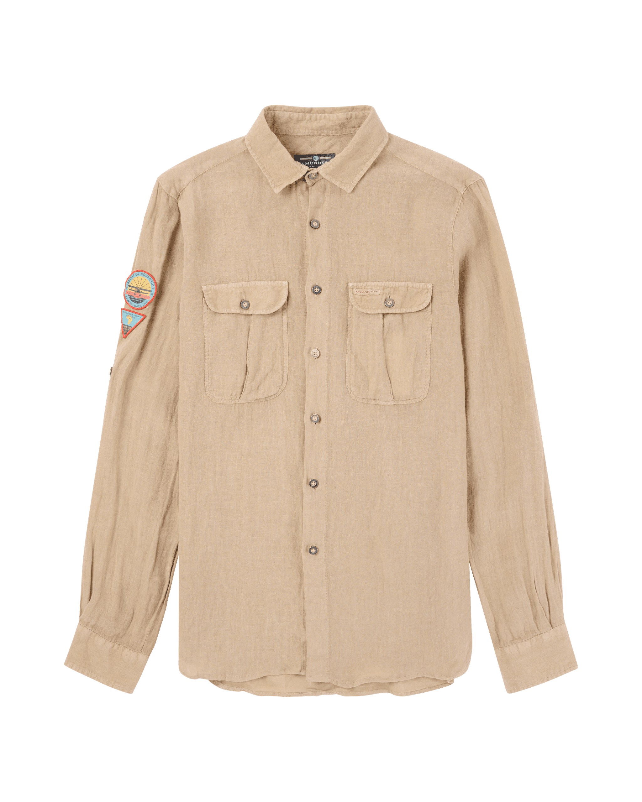 SAFARI LINEN SHIRT MENS  620 Desert
