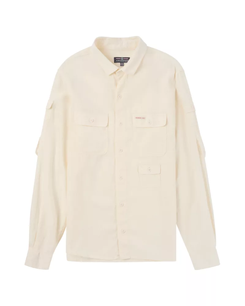 Traveller'S Linen Shirt Mens