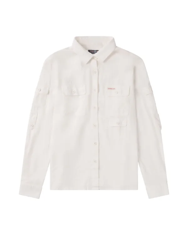 Traveller'S Linen Shirt Womens